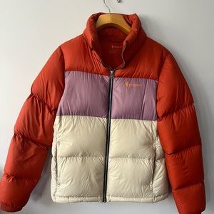 Cotopaxi hoodless down jacket size small